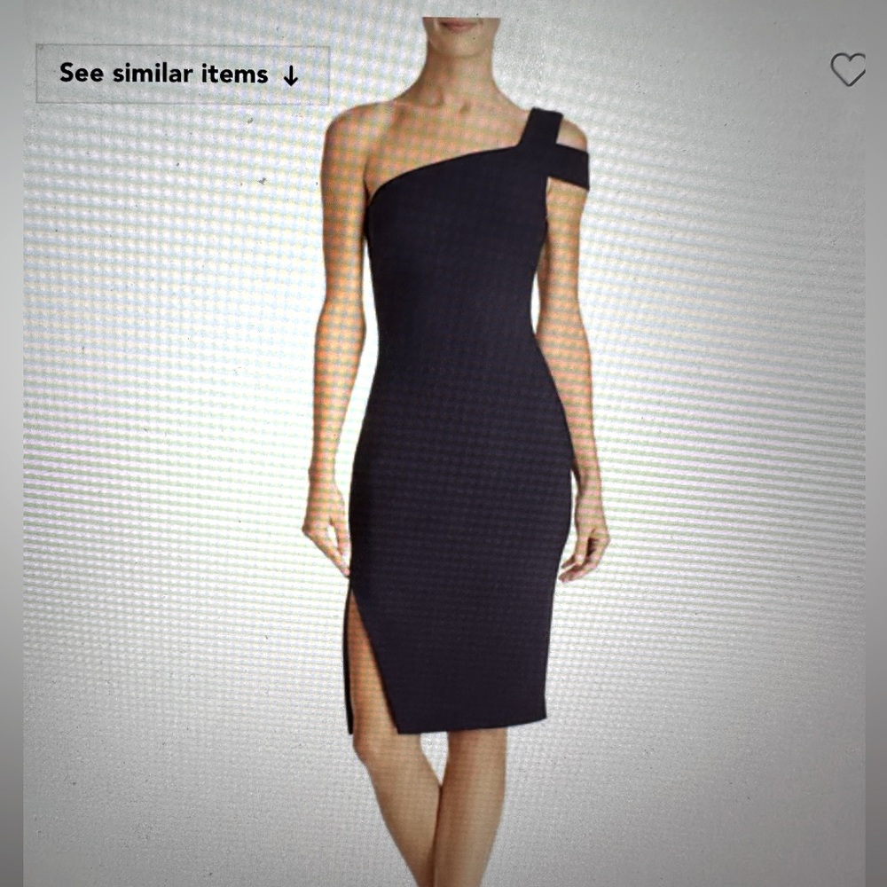 Likely packaged one shoulder dress